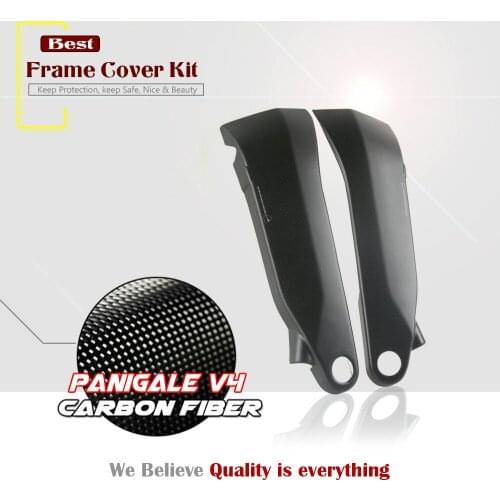 100% Carbon fiber for Ducati Panigale V4 V4S Motorcycle Frame Side Cover Guard Protective Kit Fairing Side Bodywork Cowling