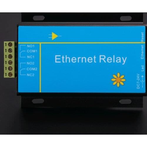 2-way Ethernet Network Relay Module IP Remote Access Controller Smart Home Industrial Grade