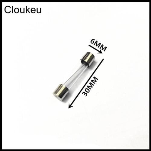 8A 6*30 Glass Fuse 250V 8a 6x30mm Fast blow fuse 20Pcs