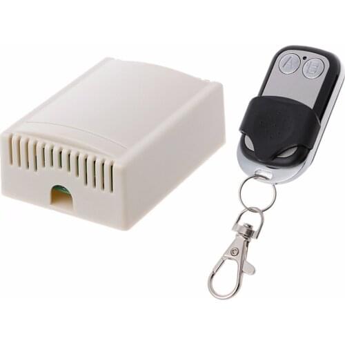 DC 12V 2CH RF 433MHz Wireless Switch Relay Receiver Module With Remote Control For DC Motor Forward Reverse Controller