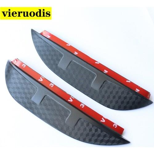 For Toyota RAV4 RAV 4 2020 Side Door Rearview Mirror Cover Trims Frame Rain Shield Sun Visor Shade Covers 2Pcs/set