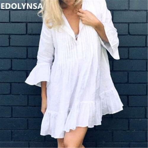 Короткие летние платья EDOLYNSA China At AliExpress