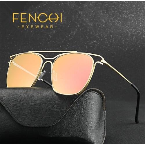 FENCHI Vintage Polarized Sunglasses Women Cat Eye Designer Brand Luxury Sexy Driving Sun Glasses High Quality zonnebril dames