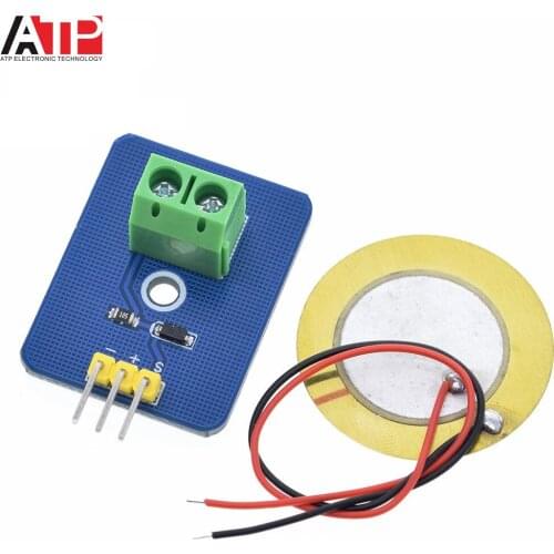 1PCS DIY KIT 3.3V/5V Ceramic Piezo Vibration Sensor Module Analog Controller Electronic Components Supplies Sensor for Arduino