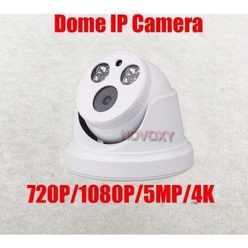 Free Shipping 2MP 3mp h.265 IP Dome camera 2pcs Array LED 1080P CMOS HD Infrared Night Vision CCTV IP Camera IP CAM