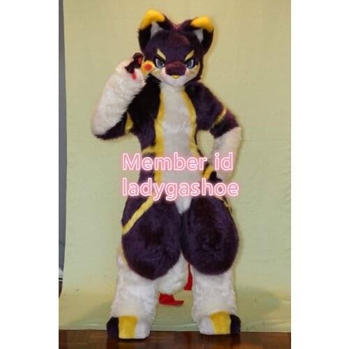 Best Quality on Black Cat Dog FOX Fursuit Complete Suit Costume Cosplay Party Fancy Dress Birthday