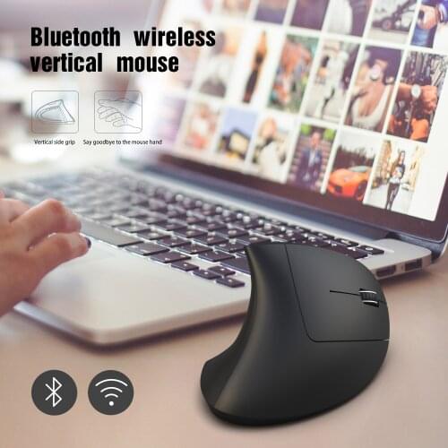 3.0 Bluetooth Wireless Mouse Vertical Mouse Support Ergonomic Optical Mouse Dpi Adjustable for PC Notebook Computer Anti-wrist