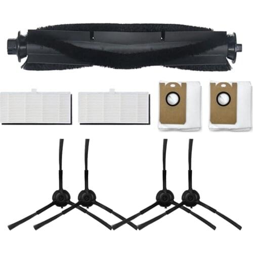 AD-Vacuum Cleaner Accessories Set Main Brush Side Brush Hepa Filter Dust Bags For Lydsto R1 Robot Vacuum Cleaner Parts