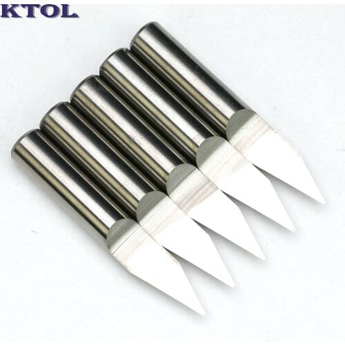 5pc/Lot 35 Degree 6*0.7MM V Shape CNC Engraving Tools Bit Tungsten Milling Tools Set, Carbide Milling Cutter for Metal Engraving
