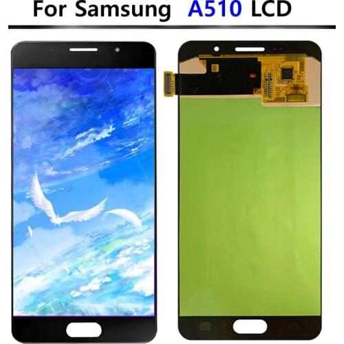 Original Super AMOLED LCD For Samsung Galaxy A5 2016 A510 A510FD LCD Display Touch Screen Digitizer Assembly For A510 LCD Screen