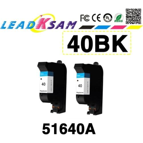 Excellent 51640A black Ink Cartridges compatible for hp40 Designjet 230 250c 330 350c 430 450c 455CA 488CA 650c 1200C