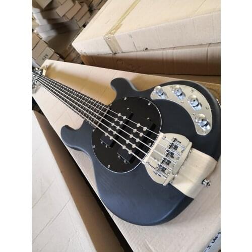 Custom 4 strings bass guitar,maple nech through ASH wood body HH pickups,active batterye,chrome buttons