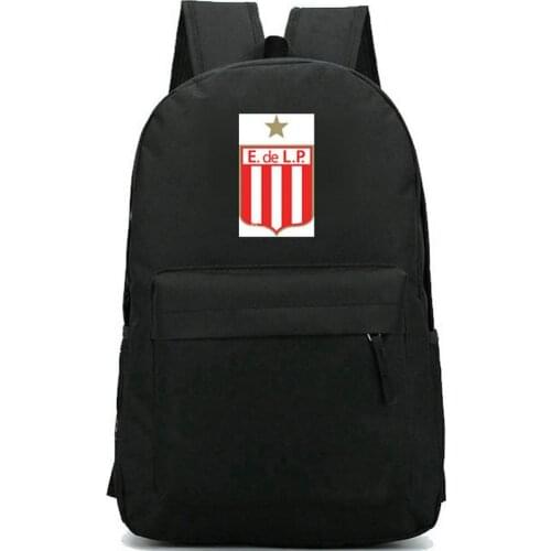La Plata backpack E de LP daypack Football club Estudiantes schoolbag Soccer rucksack Satchel school bag Print day pack