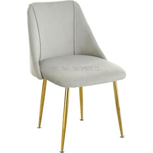 Nordic Wind Net Red Dining Chair Simple Household Light Luxury Back Dressing Stool Dining Room Study Leisure Chair