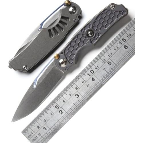 KEVIN JOHN M390 folding knife ball bearing tactical camping hunting outdoor gear survival pocket knives EDC tools