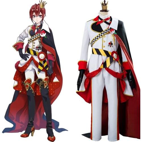 Twisted Wonderland Riddle Rosehearts Cosplay Costume Adult women Unifrom Cloak Outfit Halloween Carnival costumes