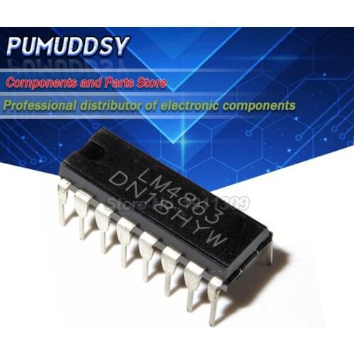 10PCS LM4863D DIP16 LM4863 4863 fast delivery