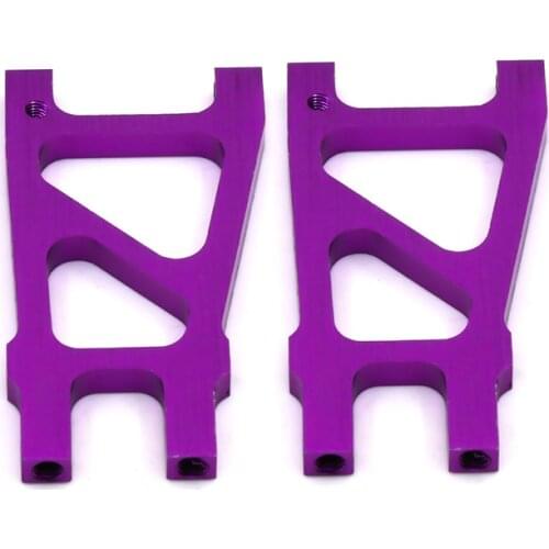 2pcs HSP 188021 Aluminum Aolly Metal Rear Lower Suspension Arm 08050 1/10 Upgrade Parts For 94188