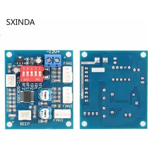 5pcs Computer cooling four wire PWM fan temperature controller automatic temperature control speed regulation cross-border