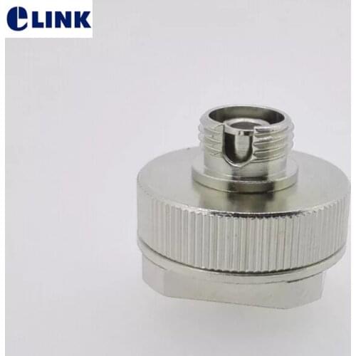 5pcs fiber optic power meter FC connector adapter M16 M16 M16 include ceramic sleeve and receptacle free Shipping ELINK
