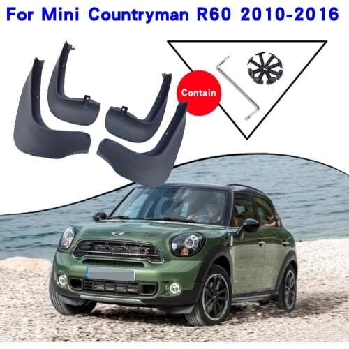 Car Fender Accessories For Mini Countryman R60 Cooper 2010-2016 Mudguards Splash Guards Fender Mudflaps Car Fender Mud Flaps