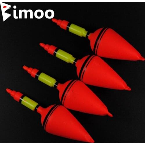 Bimoo 4pcs Big Belly 55g Buoyancy Plastic Bobber Float Saltwater Fresh Water Carp Catfish Fishing Floats