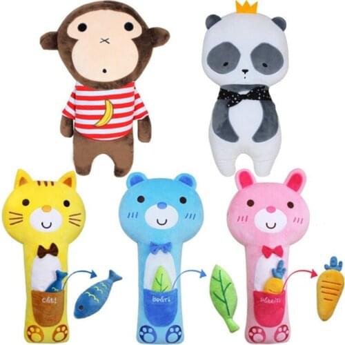 Childrens Cartoon Cute Regulator Car Seat Belt Stuffed Doll Shoulder Cover Waist Pillow Adult Children Appease Baby Car Decor