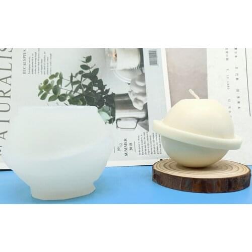 Geometric Ball Planet Candle Molds Epoxy Plaster Silicone Mold Aromatherapy Candle Mold Candle Making Soap Molds Resin Mold