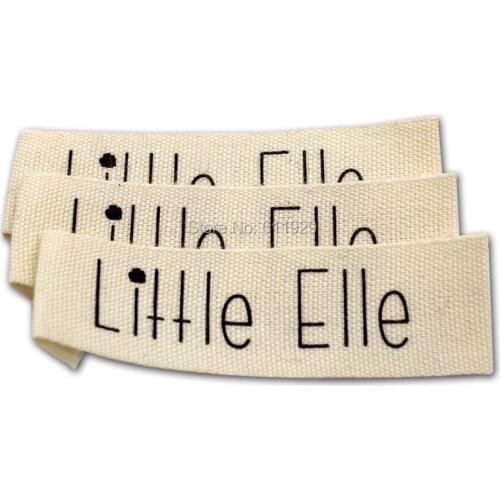 Customized garment clothing labels/printed cotton label/Trademark manufacture woven&printed tags/collar labels Free Shipping