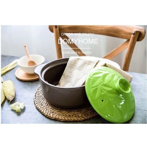 Korean Japanese casserole soup pot fire and heat soup rice earthenware cooking hot pot sauceboxes ceramic cookware multifunction