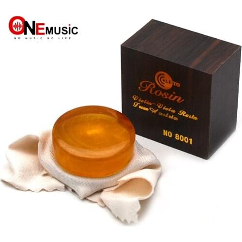 LETO #8001 4x1.5CM Wood Box Violin Viola Cello Round Rosin Violin Parts Music instrument Accessory