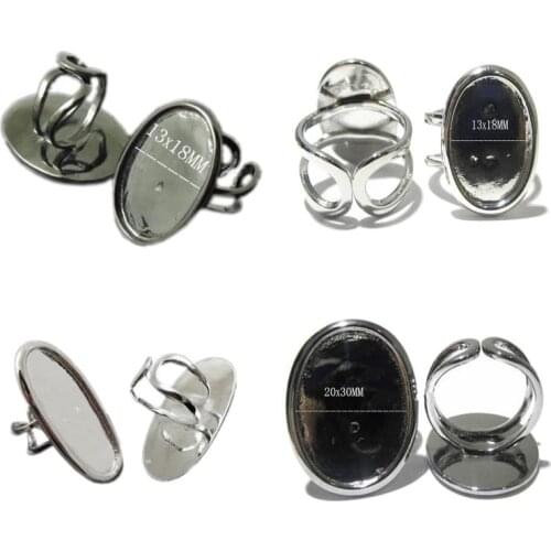 Beadsnice Brass Ring Base Adjustable Ring Blank Wholesale Jewelry Findings 1875