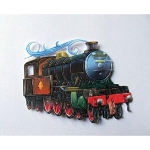 Retro Steam Train Metal Cutting Dies For DIY Scrapbooking Embossing Album Paper Cards Making Decorative Crafts Supplies New 2019