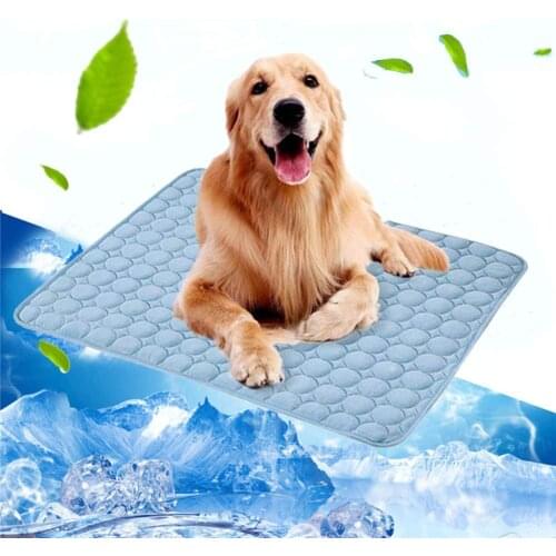 Dog Cooling Mat Summer Pad Mat For Dogs Cat Breathable Blanket Cat Ice Pad Washable Sofa Breathable Pet Dog Bed Pet Mat Dropship