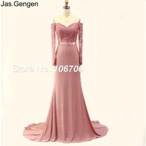 Vestidos de fiesta Mermaid Lace Appliques Prom Dresses Long Sleeves Sweetheart Sheer Illusion vestido de noiva Evening Gowns