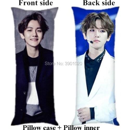 New Kpop Park Chan Yeol hugging body pillow include inner Baek Hyun soft home long Pillow