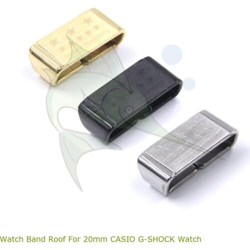 Fashion Watchband Accessories Aluminum Alloy 20mm Watchband Keeper Watch Strap Roof for CASIO G-SHOCK Watch Strap