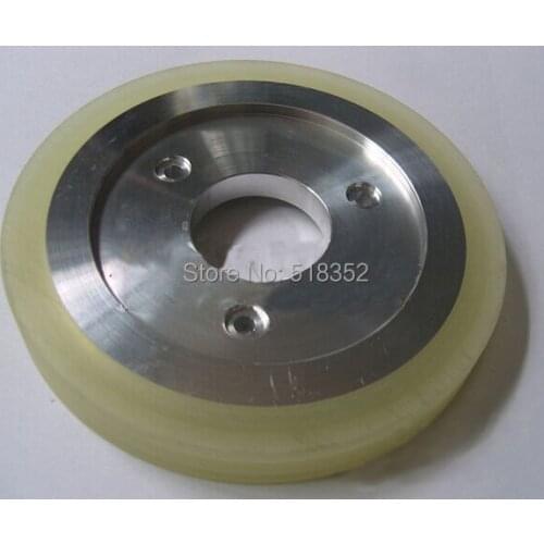 15EC100F411 Makino Urethane Roller Aluminium Alloy Tension Roller OD104* ID30* 14mm, WEDM-LS Wire Cutting Accessories Parts