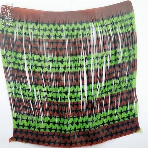 Fishing Lure Silicone Skirt Layers,Silicone Skirt Material for Tackle Craft, DIY Spinner, Rubber Jigs, Buzzbait---127