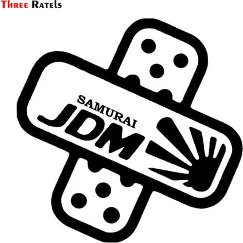 Three Ratels FTZ-165# 15x14.7cm JDM SAMURAI Car Styling Personalized Decorative Decals Vinyl Stickers