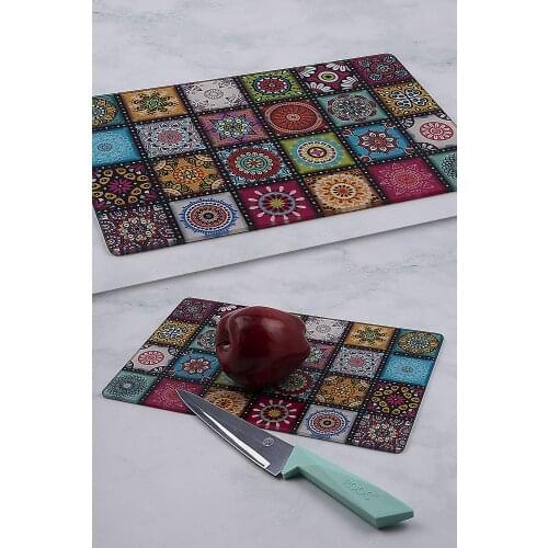 Vip Gross Glass Cutting Board Impact Resistant 20 x 30 cm Durable glass stylish design cutting board Scratch resistant