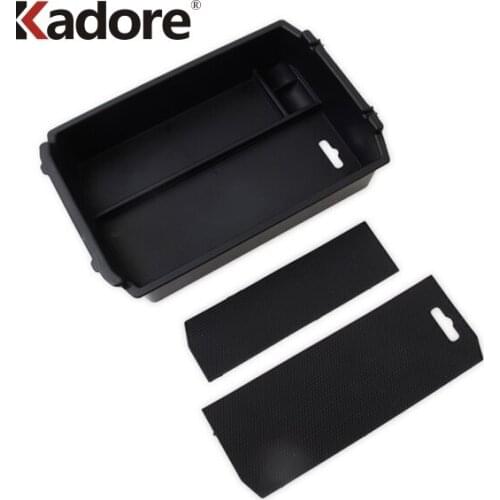 Car Armrest Storage Box Central Black Plastic Glove Container Control Case For Mitsubishi Eclipse Cross 2017 2018 2019 2020