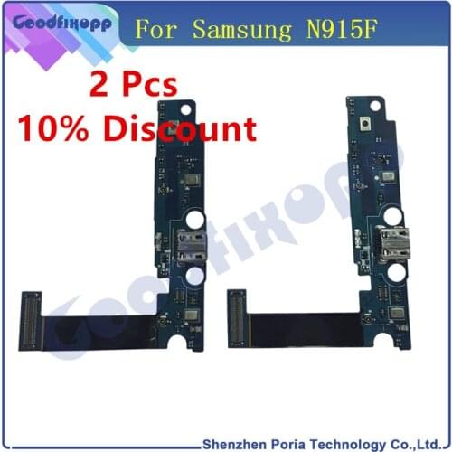 For Samsung Galaxy Note 4 Edge N915F USB Charging Charger Port Dock Connector Flex Cable N915F With Microphone Replacement Cable