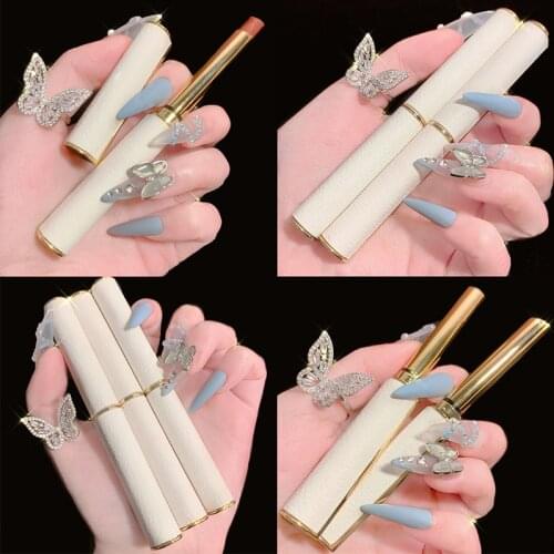 ZUK slim lipstick leather appearance long lasting waterproof orange red rose velvet matte lipstick pencil AC367