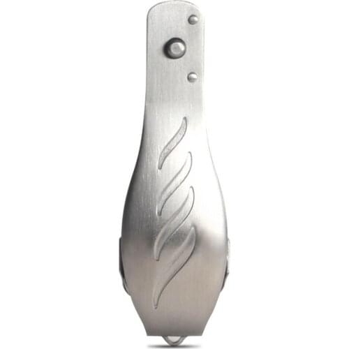 1 pcs Stainless Steel Leather Thinning Craft Tool Foldable Travel Professional Shovel Leather Knife With 10 Blades, 1 Net brush