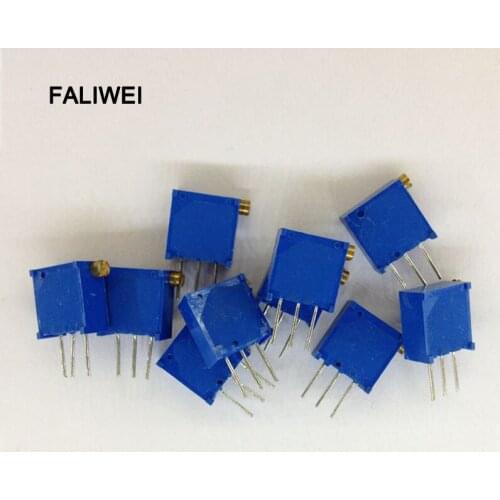 10Pcs/lot 3296x-504 500K high precision adjustable potentiometer