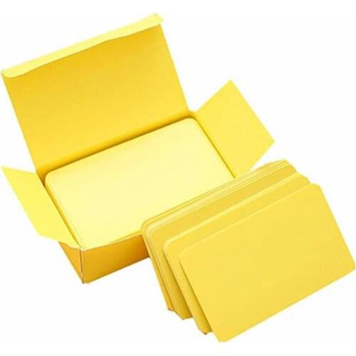 100pcs/ Message Paper Blank Card DIY Graffiti Word Cards Gift Greeting Cards Birthday Gift Card with envelop Thickening white