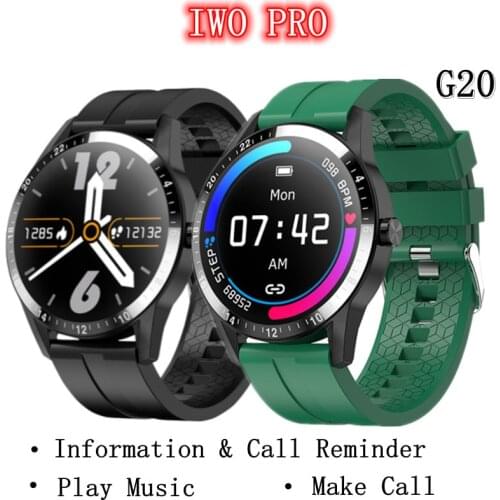 2020 G20 Smart Watch Men Bluetooth Call Full Touch Business watch Heart Rate Monitor Smartwatch For IOS Android Phone