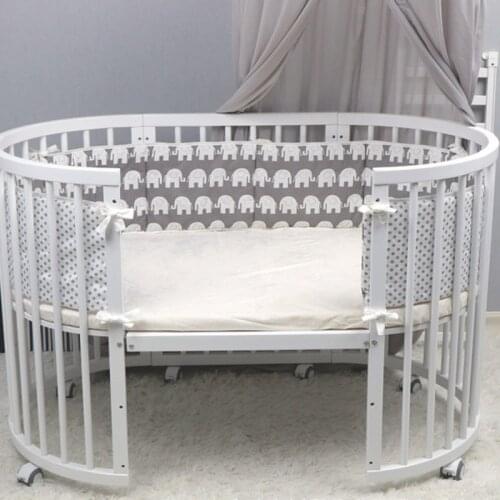 4Pcs-Lot Baby Bed Crib Bumper Newborn Bumpers Children Crib Around Cushion Cot Baby Crib Protector Infant Safe Baby Room Decor