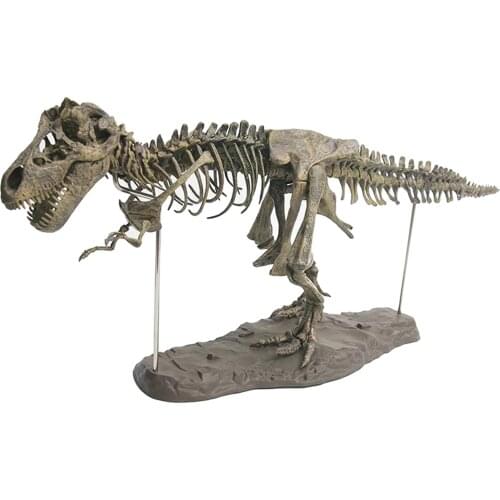 4D Dinosaur Model Unassembled DIY Toy Animal Skeleton Statue Gift for Kids